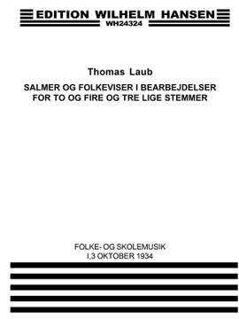Thomas Laub: Salmer og Folkeviser