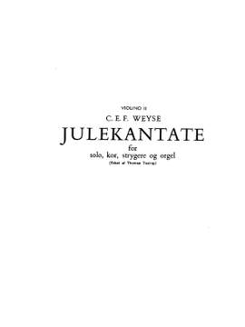 C.E.F. Weyse: Julekantate Mu2,16