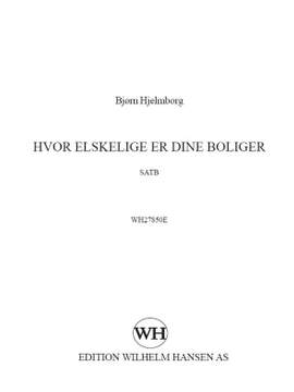 Bjorn Hjelmborg: Hvor Elskelige Er Dine