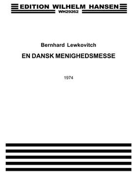 Bernhard Lewkovitch: En Dansk Menighedsmesse