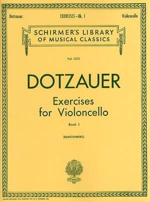 Friedrich Dotzauer: Exercises for Violoncello - Book 1