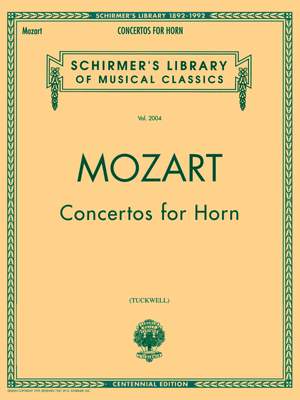 Wolfgang Amadeus Mozart: Concertos For Horn