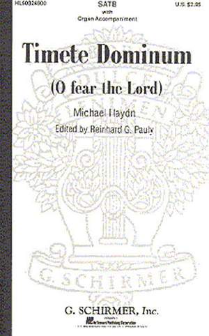 Johann Michael Haydn: Timite Dominum (O Fear the Lord)