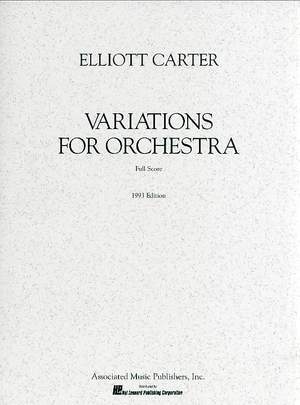 Elliott Carter: Variations for Orchestra (1967)