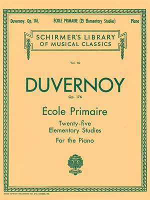 Jean-Baptiste Duvernoy: Ecole Primaire (25 Elementary Studies), Op. 176