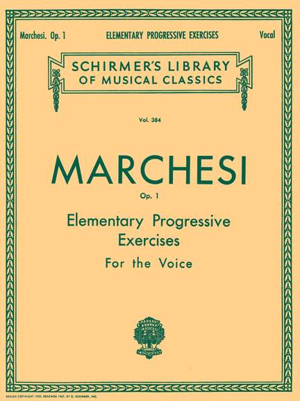 Mathilde Marchesi: Elementary Progressive Exercises, Op. 1