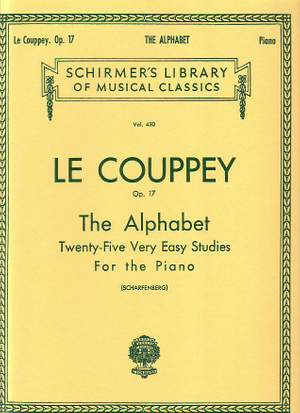 Félix Le Couppey: Alphabet, Op. 17 (25 Very Easy Studies)