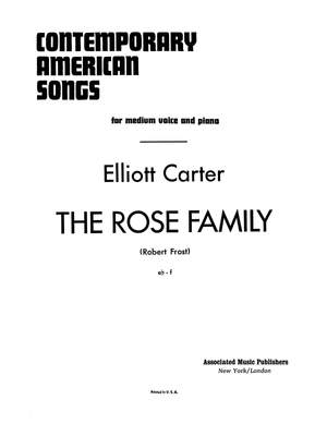 Elliott Carter: Rose Family