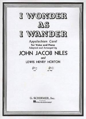 John Jacob Niles: I Wonder as I Wander