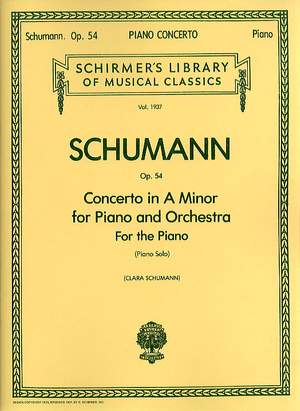 Robert Schumann: Piano Concerto In A Minor Op.54