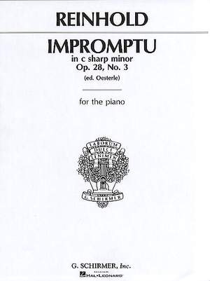 Hugo Reinhold: Impromptu, Op. 28, No. 3 in C#