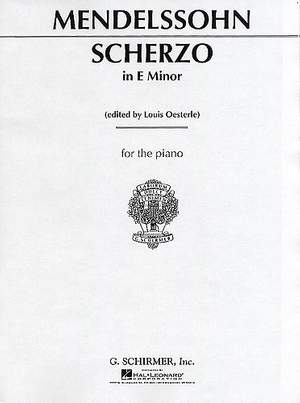 Felix Mendelssohn Bartholdy: Scherzo in E Minor, Op. 16, No. 2