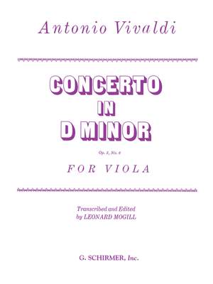 Antonio Vivaldi: Concerto d-minor Op.3 No.6 Viola-Piano
