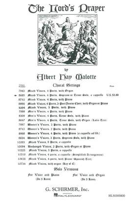 Albert Hay Malotte: The Lord's Prayer