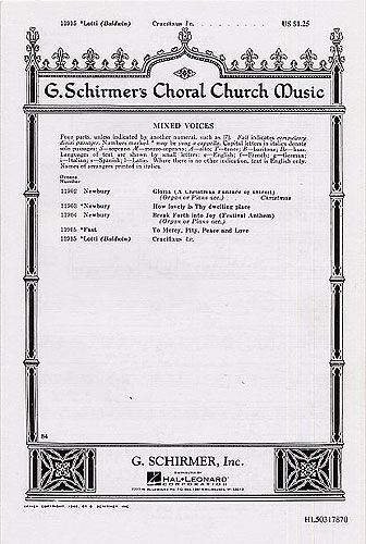 Antonio Lotti: Crucifixus (Easter)