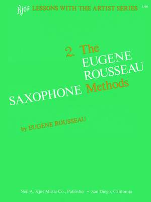 Eugene Rousseau: The Eugene Rousseau Saxophone Methods Book 2