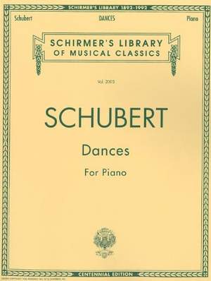 Franz Schubert: Dances For Piano