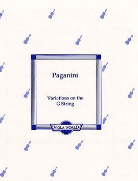 Niccolò Paganini: Variations On The G String (Viola)