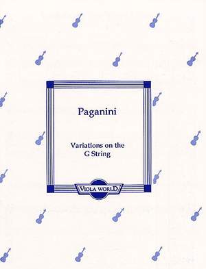 Niccolò Paganini: Variations On The G String (Viola)