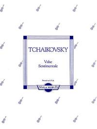 Pyotr Ilyich Tchaikovsky: Valse Sentimentale (Viola/Piano)