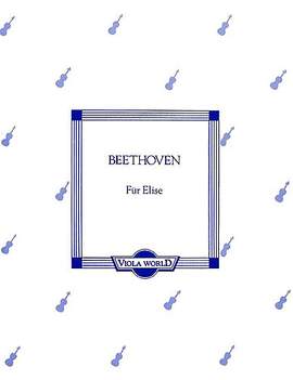 Ludwig van Beethoven: Fur Elise (Viola)