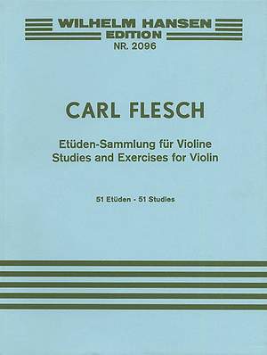 Carl Flesch: Studies and Exercises For Violin Solo Volume 1