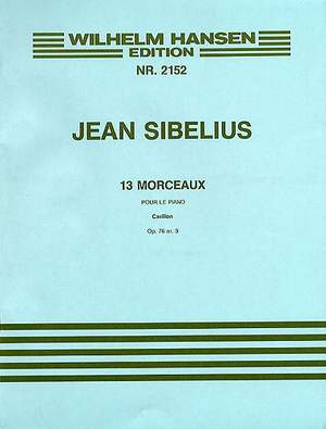Jean Sibelius: 13 Morceaux Op.76 No.3 'Carillon'