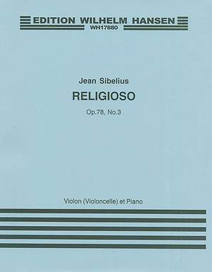 Jean Sibelius: Religioso Op.78 No.3