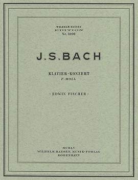 Johann Sebastian Bach: Piano Concerto In F Minor