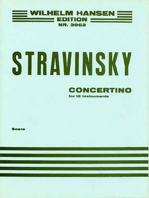 Concertino (1952) for 12 Instruments