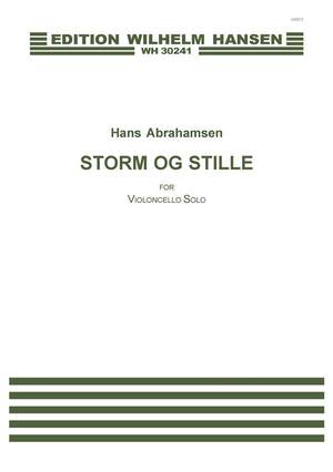 Hans Abrahamsen: Sonata For Cello Solo II 'Storm And Still'