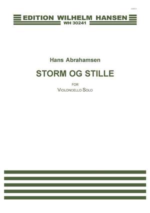 Hans Abrahamsen: Sonata For Cello Solo II 'Storm And Still'