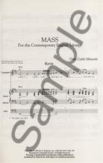 Gian Carlo Menotti: Mass for the Contemporary English Liturgy Product Image