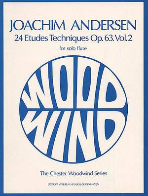 Joachim Andersen: 24 Etudes Techniques For Flute Op.63 Book 2