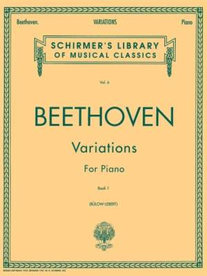 Ludwig van Beethoven: Variations - Book 1