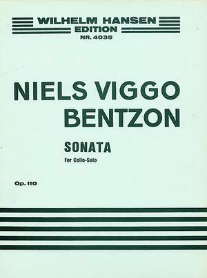Niels Viggo Bentzon: Sonata For Solo Cello Op. 110