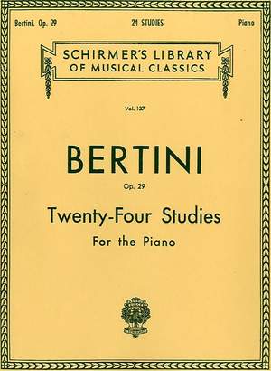Henri Bertini: 24 Studies, Op. 29