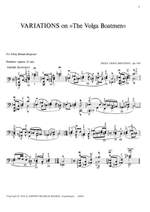 Niels Viggo Bentzon: Variations On The Volga Boatmen Op.354 Product Image