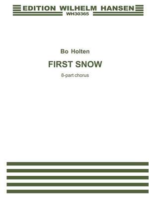 Bo Holten_Stephan G. Stephansson: First Snow