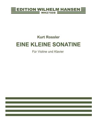 Kurt Bossler: Eine Kleine Sonatine
