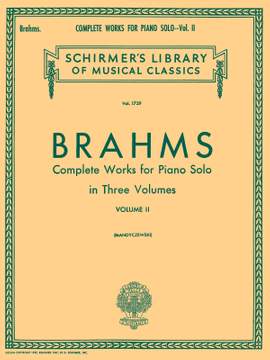 Johannes Brahms: Complete Works For Piano Solo Volume 2
