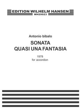 Antonio Bibalo: Sonata Quasi Una Fantasia