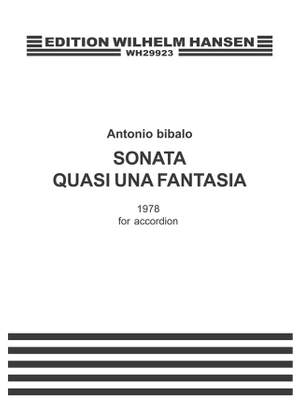 Antonio Bibalo: Sonata Quasi Una Fantasia