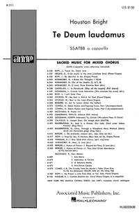 H Bright: Te Deum Laudamus A Cappella