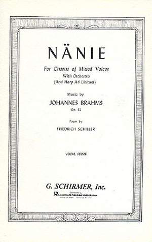 Johannes Brahms: Nänie, Op. 82