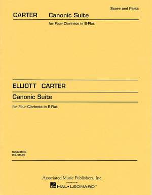 Elliott Carter: Canonic Suite