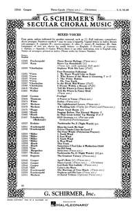 S Cooper: Three Carols With Piano