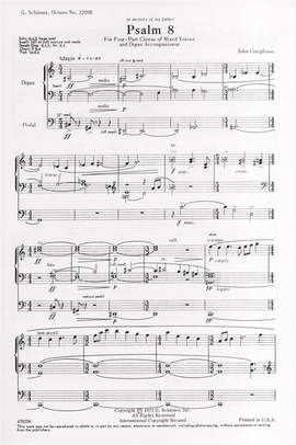 John Corigliano: Psalm 8
