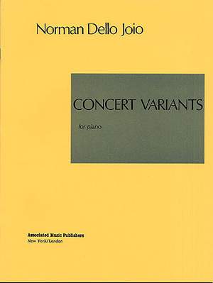 Norman Dello Joio: Concert Variants