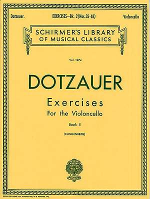 Friedrich Dotzauer: Exercises for Violoncello - Book 2